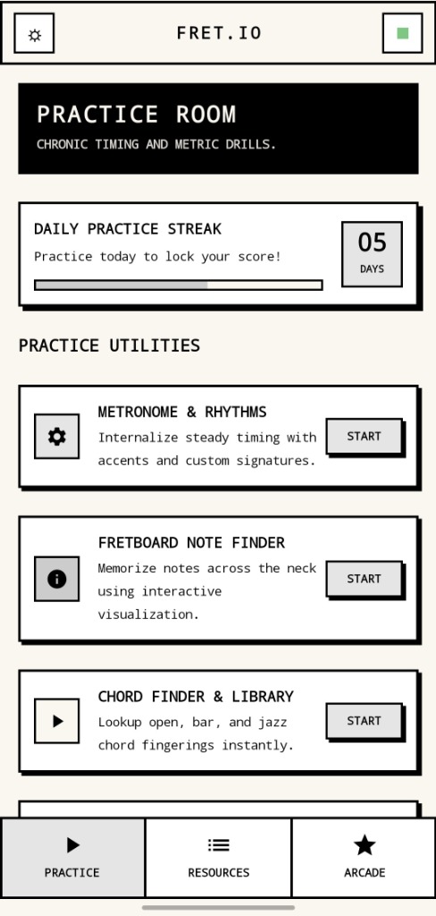 Fret.io Screenshot 2
